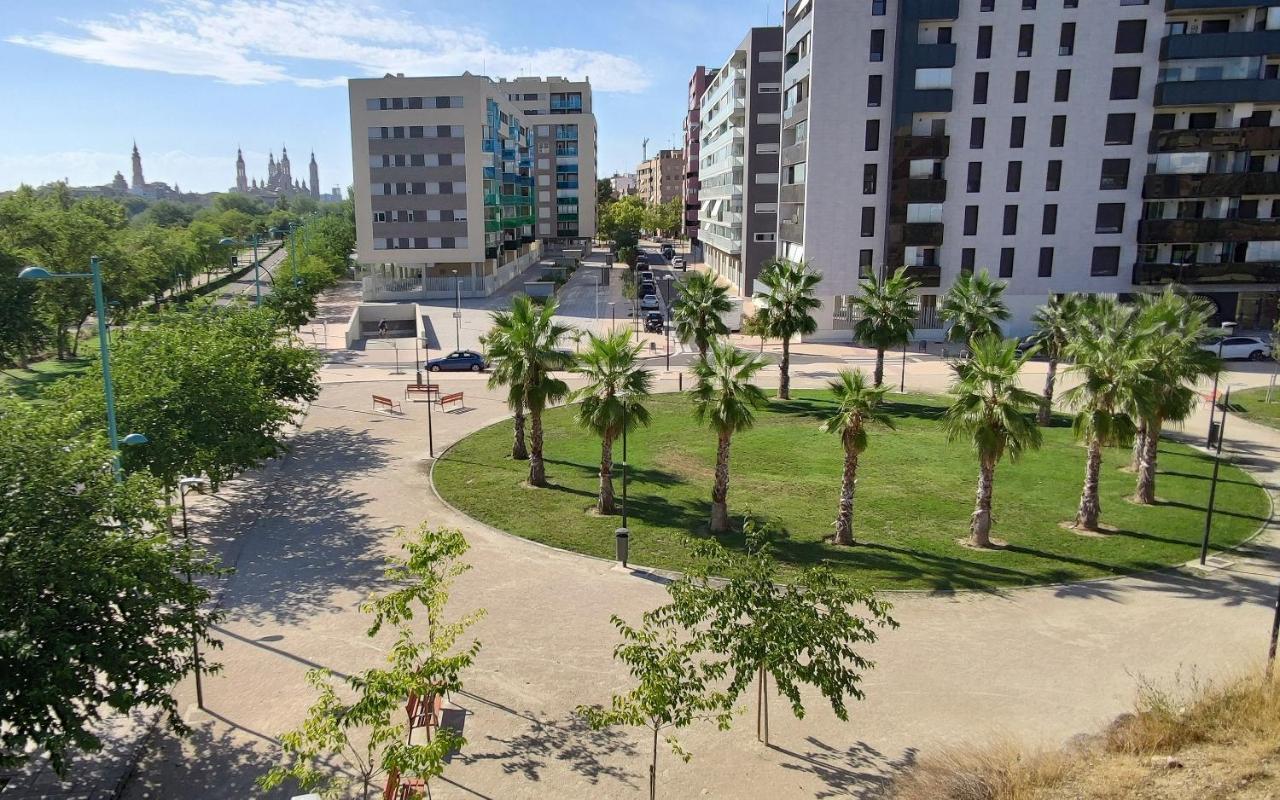 萨拉戈萨El Balcon Del Ebro By Alogest- Vistas, Piscina Y 2 Parking公寓 外观 照片