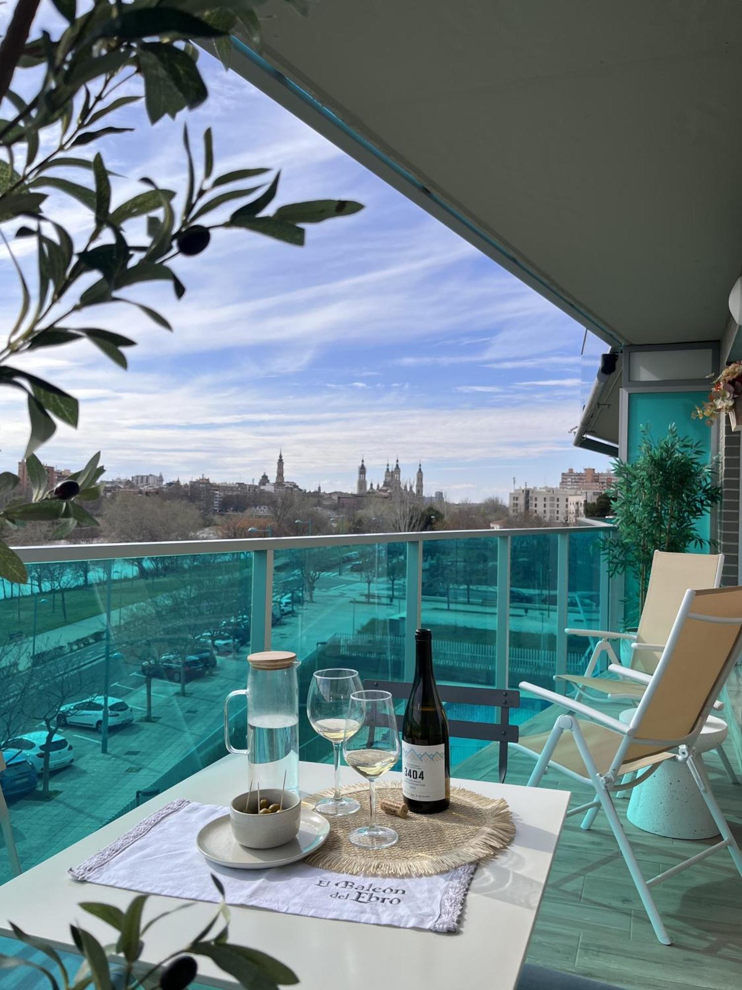 萨拉戈萨El Balcon Del Ebro By Alogest- Vistas, Piscina Y 2 Parking公寓 外观 照片